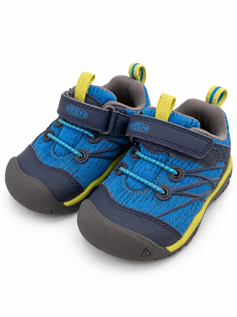 Keen Toddlers Blue and Yellow Athletic Sneakers